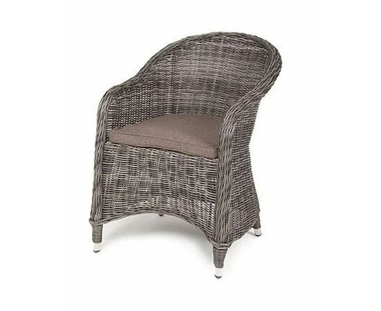 "Равенна" плетеное кресло из искусственного ротанга, цвет графит | Интернет магазин мебели и декора LifeDekor