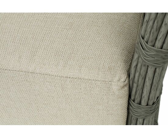 "Валенсия" диван из искусственного ротанга трехместный, цвет серый, изображение 6 | Интернет магазин мебели и декора LifeDekor