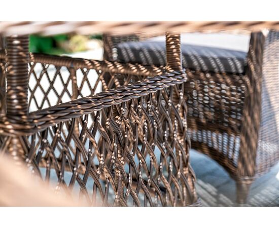 "Эспрессо–150 R" обеденная группа плетеная, цвет коричневый, изображение 7 | Интернет магазин мебели и декора LifeDekor