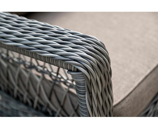 "Гранд Латте" лаунж-зона из искусственного ротанга, цвет графит, изображение 17 | Интернет магазин мебели и декора LifeDekor