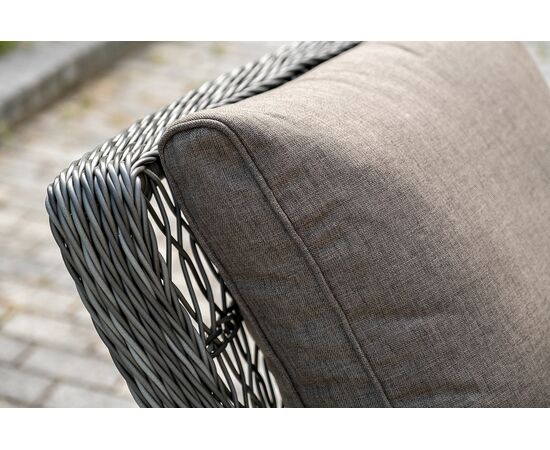 "Гранд Латте" лаунж-зона из искусственного ротанга, цвет графит, изображение 18 | Интернет магазин мебели и декора LifeDekor