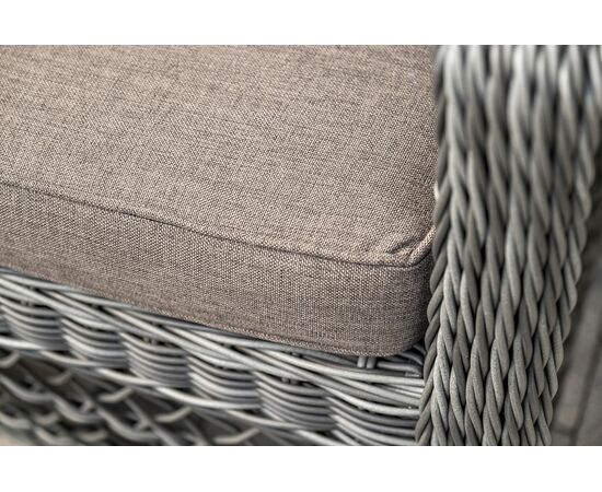 "Гранд Латте" лаунж-зона из искусственного ротанга, цвет графит, изображение 20 | Интернет магазин мебели и декора LifeDekor