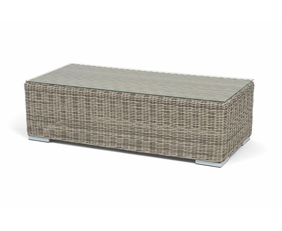 "Боно" журнальный столик из искусственного ротанга, цвет бежевый | Интернет магазин мебели и декора LifeDekor