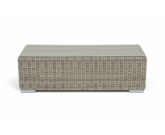 "Боно" журнальный столик из искусственного ротанга, цвет бежевый, изображение 2 | Интернет магазин мебели и декора LifeDekor