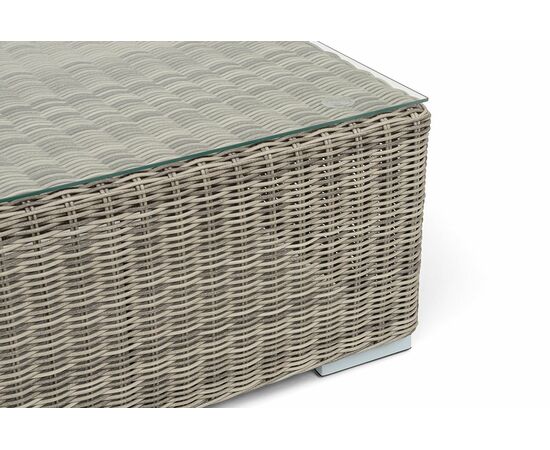 "Боно" журнальный столик из искусственного ротанга, цвет бежевый, изображение 4 | Интернет магазин мебели и декора LifeDekor