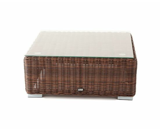 "Лунго" журнальный столик плетеный, цвет коричневый, изображение 2 | Интернет магазин мебели и декора LifeDekor