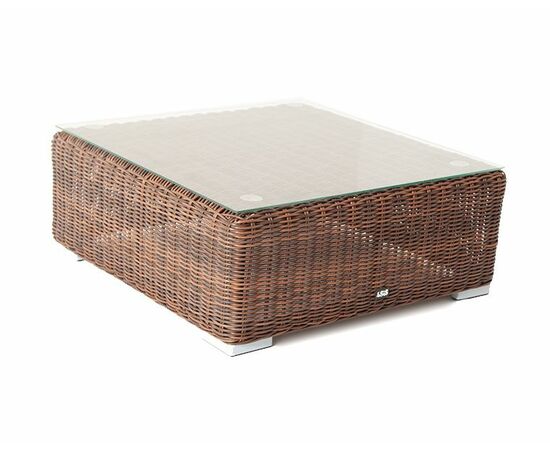 "Лунго" журнальный столик плетеный, цвет коричневый, изображение 4 | Интернет магазин мебели и декора LifeDekor
