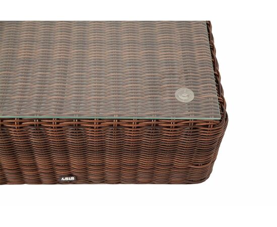 "Лунго" журнальный столик плетеный, цвет коричневый, изображение 5 | Интернет магазин мебели и декора LifeDekor
