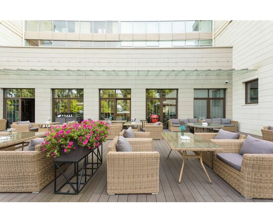 "Капучино" кресло из искусственного ротанга, цвет соломенный, изображение 10 | Интернет магазин мебели и декора LifeDekor