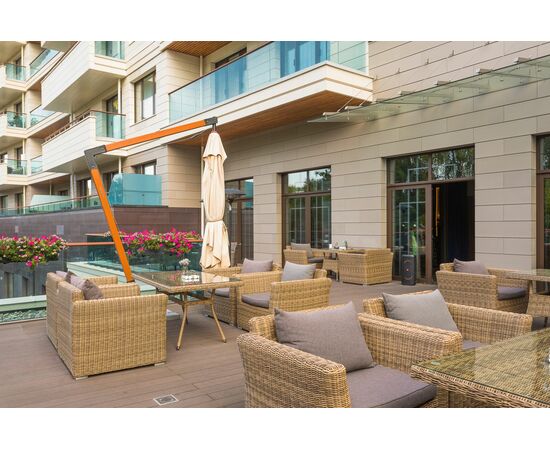 "Капучино" кресло из искусственного ротанга, цвет соломенный, изображение 14 | Интернет магазин мебели и декора LifeDekor