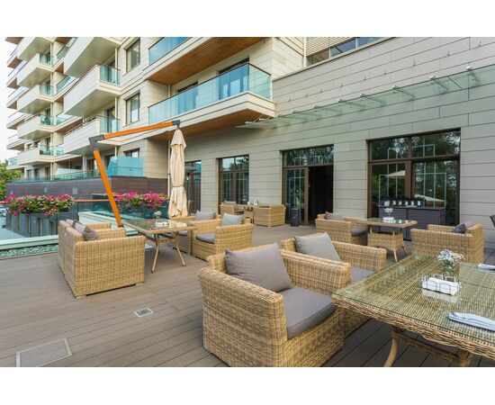 "Капучино" кресло из искусственного ротанга, цвет соломенный, изображение 15 | Интернет магазин мебели и декора LifeDekor