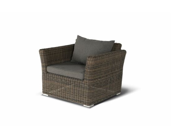 "Капучино Дабл" лаунж-зона из искусственного ротанга, цвет коричневый, изображение 2 | Интернет магазин мебели и декора LifeDekor