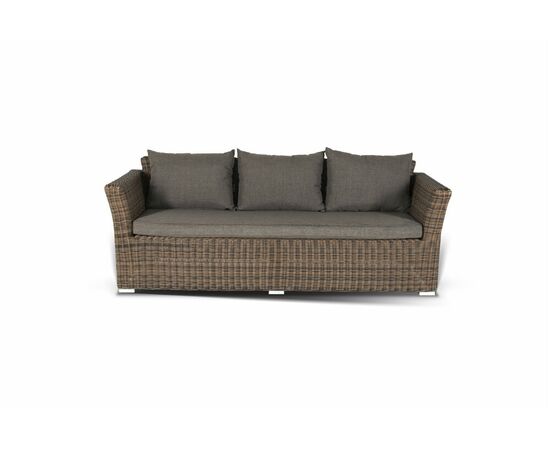 "Капучино Дабл" лаунж-зона из искусственного ротанга, цвет коричневый, изображение 4 | Интернет магазин мебели и декора LifeDekor