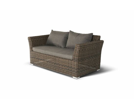 "Капучино Дабл" лаунж-зона из искусственного ротанга, цвет коричневый, изображение 5 | Интернет магазин мебели и декора LifeDekor