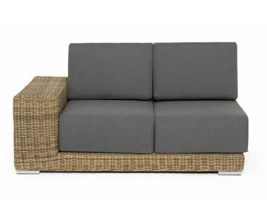 "Капри" модуль диванный правый с подушками, цвет соломенный, изображение 3 | Интернет магазин мебели и декора LifeDekor