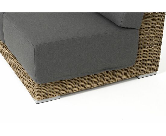 "Капри" модуль диванный правый с подушками, цвет соломенный, изображение 5 | Интернет магазин мебели и декора LifeDekor