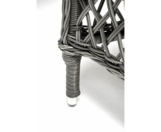 "Дольче" обеденная группа из искусственного ротанга, цвет графит, изображение 29 | Интернет магазин мебели и декора LifeDekor