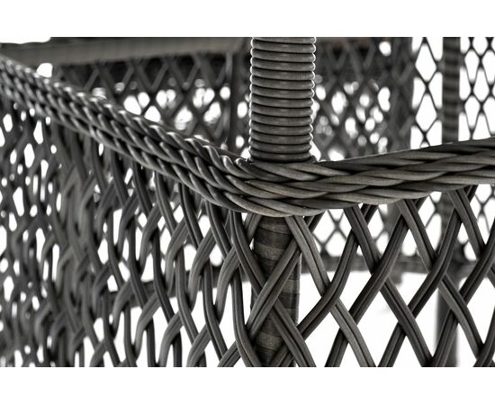 "Дольче" обеденная группа из искусственного ротанга, цвет графит, изображение 37 | Интернет магазин мебели и декора LifeDekor