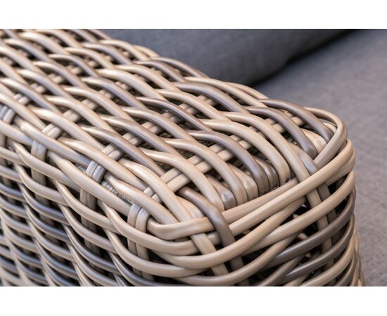 "Палермо" лаунж-зона из искусственного ротанга, цвет соломенный, изображение 14 | Интернет магазин мебели и декора LifeDekor