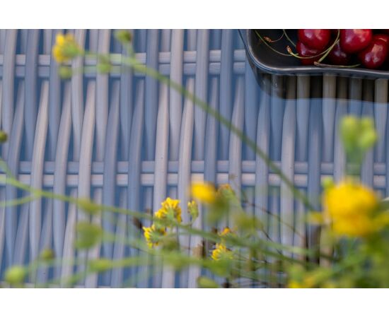 "Палермо" лаунж-зона из искусственного ротанга, цвет соломенный, изображение 15 | Интернет магазин мебели и декора LifeDekor