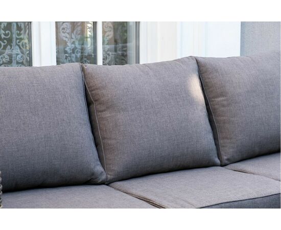 "Палермо" лаунж-зона из искусственного ротанга, цвет соломенный, изображение 16 | Интернет магазин мебели и декора LifeDekor