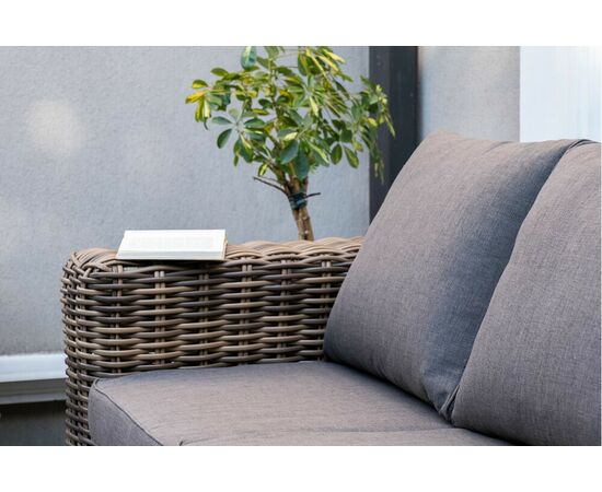 "Палермо" лаунж-зона из искусственного ротанга, цвет соломенный, изображение 17 | Интернет магазин мебели и декора LifeDekor