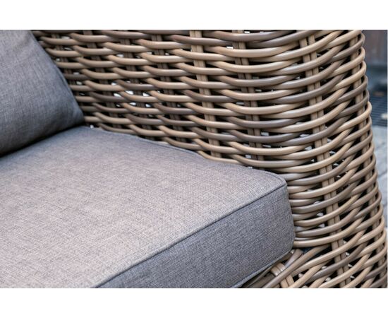 "Палермо" лаунж-зона из искусственного ротанга, цвет соломенный, изображение 20 | Интернет магазин мебели и декора LifeDekor