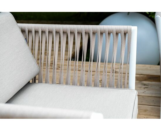 "Касабланка" лаунж-зона плетеная из роупа 5-местная, цвет бежевый, изображение 11 | Интернет магазин мебели и декора LifeDekor