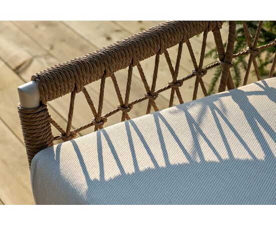 "Венеция" лаунж-зона из искусственного ротанга, цвет соломенный, изображение 14 | Интернет магазин мебели и декора LifeDekor