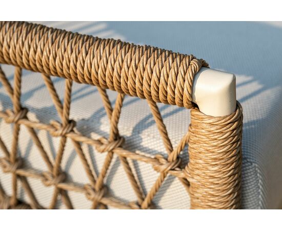 "Венеция" лаунж-зона из искусственного ротанга, цвет соломенный, изображение 17 | Интернет магазин мебели и декора LifeDekor