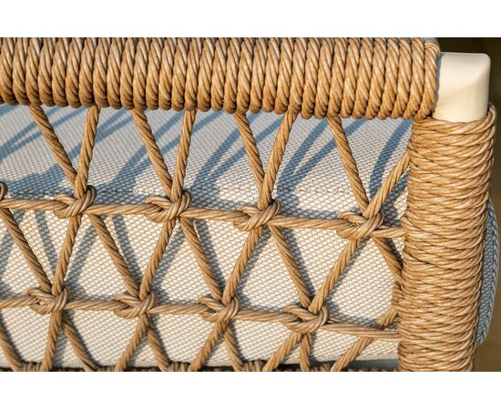 "Венеция" лаунж-зона из искусственного ротанга, цвет соломенный, изображение 18 | Интернет магазин мебели и декора LifeDekor