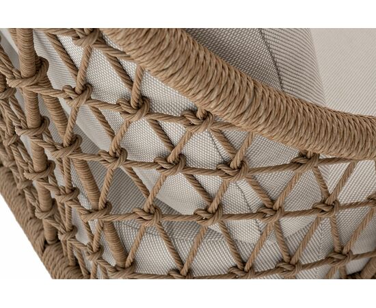 "Венеция" лаунж-зона из искусственного ротанга, цвет соломенный, изображение 28 | Интернет магазин мебели и декора LifeDekor