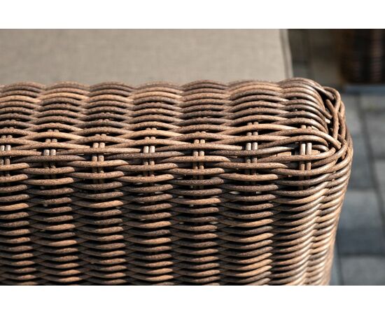 "Капучино Сингл" лаунж-зона из искусственного ротанга, цвет коричневый, изображение 14 | Интернет магазин мебели и декора LifeDekor