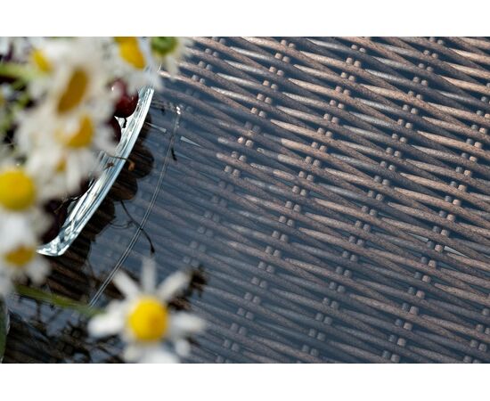 "Капучино Сингл" лаунж-зона из искусственного ротанга, цвет коричневый, изображение 17 | Интернет магазин мебели и декора LifeDekor