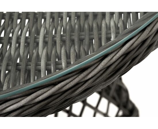 "Алиса" кофейный комплект из искусственного ротанга, цвет графит, изображение 9 | Интернет магазин мебели и декора LifeDekor