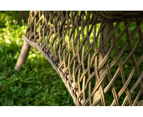 "Дольче" обеденная группа из искусственного ротанга, цвет соломенный, изображение 13 | Интернет магазин мебели и декора LifeDekor