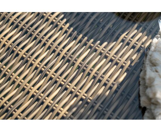 "Дольче" обеденная группа из искусственного ротанга, цвет соломенный, изображение 14 | Интернет магазин мебели и декора LifeDekor