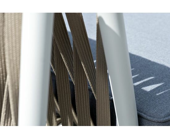 "Касабланка" лаунж-зона плетеная из роупа 4-местная, цвет серый, изображение 17 | Интернет магазин мебели и декора LifeDekor