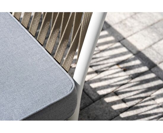 "Касабланка" лаунж-зона плетеная из роупа 4-местная, цвет серый, изображение 21 | Интернет магазин мебели и декора LifeDekor