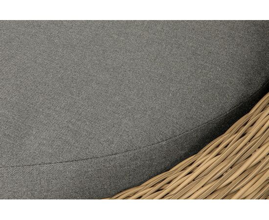 "Барселона" диван из искусственного ротанга трехместный, цвет соломенный, изображение 5 | Интернет магазин мебели и декора LifeDekor