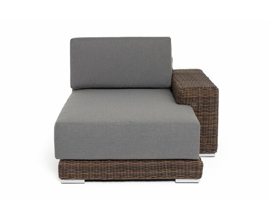 "Капри" кушетка из искусственного ротанга, цвет коричневый, изображение 2 | Интернет магазин мебели и декора LifeDekor