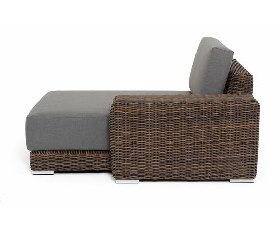 "Капри" кушетка из искусственного ротанга, цвет коричневый, изображение 3 | Интернет магазин мебели и декора LifeDekor