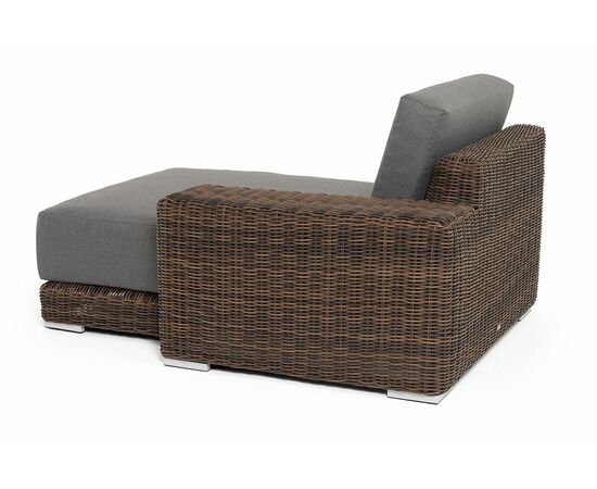 "Капри" кушетка из искусственного ротанга, цвет коричневый, изображение 4 | Интернет магазин мебели и декора LifeDekor