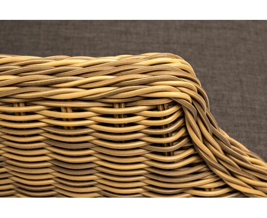 "Неаполь" плетеный стул из искусственного ротанга, цвет соломенный, изображение 5 | Интернет магазин мебели и декора LifeDekor