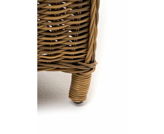 "Неаполь" плетеный стул из искусственного ротанга, цвет соломенный, изображение 6 | Интернет магазин мебели и декора LifeDekor