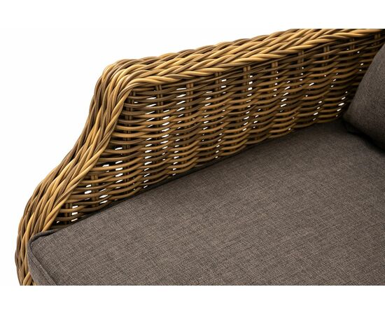 "Неаполь" плетеный стул из искусственного ротанга, цвет соломенный, изображение 7 | Интернет магазин мебели и декора LifeDekor