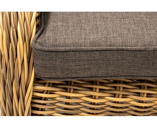 "Неаполь" плетеный стул из искусственного ротанга, цвет соломенный, изображение 8 | Интернет магазин мебели и декора LifeDekor