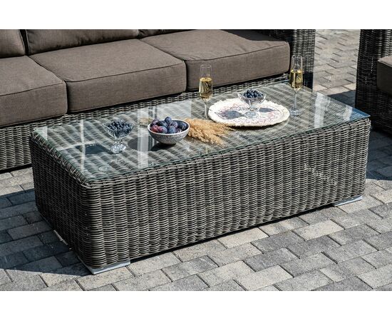 "Боно" лаунж-зона из искусственного ротанга, цвет графит, изображение 18 | Интернет магазин мебели и декора LifeDekor