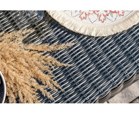 "Боно" лаунж-зона из искусственного ротанга, цвет графит, изображение 20 | Интернет магазин мебели и декора LifeDekor