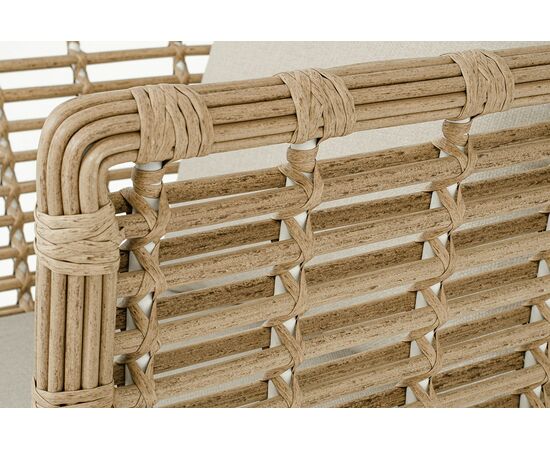 "Валенсия" кресло из искусственного ротанга, цвет соломенный, изображение 5 | Интернет магазин мебели и декора LifeDekor